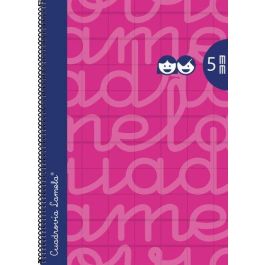 Lamela Bloc Tapa Forrada Fº 80H Cuadrovia 5 Mm Fucsia 5 unidades Precio: 27.89000027. SKU: B1939BK4E9