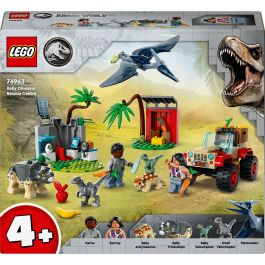 LEGO 76963 Jurassic World Centro de Rescate de Bebés Dinosaurios, Juguete con Figuras de Triceratops y Velociraptor Precio: 49.50000011. SKU: B146JKNKKM