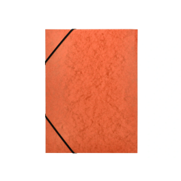Q-connect Carpeta KF02170 Gomas Cartón Simil-Prespan Solapas 320x243 mm Naranja