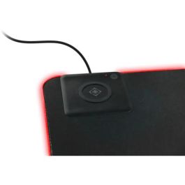 Deltaco Gaming GAM-092 Alfombrilla RGB con Cargador Inalámbrico para Ratón, Neopreno, Negro, 900x400mm