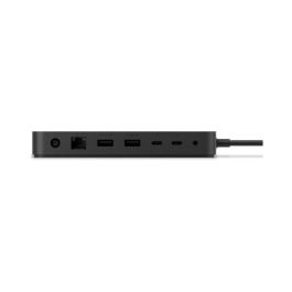 Microsoft 165-W, Thunderbolt 4, USB 3.1 Gen 2, USB 4, 2,5 Gbit/s Ethernet, 3,5-mm Microsoft 165-W, Thunderbolt 4, USB 3.1 Gen 2, USB 4, 2,5 Gbit/s Ethernet, 3,5-mm