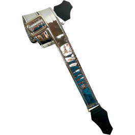 GETM Correa Guitarra Bajo Mirror Reflective Silver Ajustable Nylon Piel Vinilo Plateado Precio: 104.8899995. SKU: B16P9SKKXQ