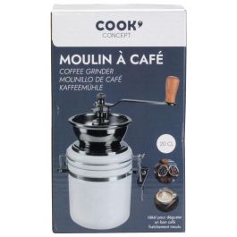 Cook Concept Molinillo de Café Barista, Estilo Retro, Capacidad 220 ml, Medidas 15,5x8,5x20 cm