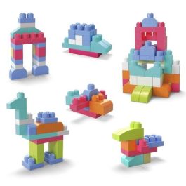 Bolsa 60 Bloques Rosa Fisher Price Dch54 Mega Bloks