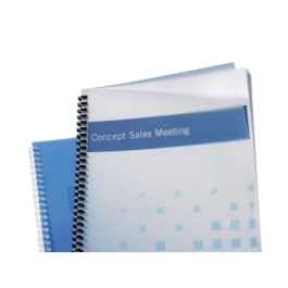 Gbc Tapas Encuadernación Polyclearview A4 PP 800 Micras Negro Mate Pack 50 Unidades