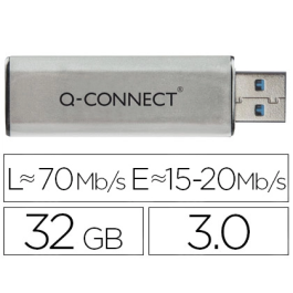 Q-connect Memoria USB Flash 32 GB 3.0 Plateada Retráctil SuperSpeed Precio: 7.58999967. SKU: B1GYJGDLVB