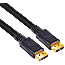 Club3D Cable DisplayPort 1.4 HBR3 4m, 8K 60Hz Macho/Macho, 32.4Gb/s, Conectores Dorados Certificado VESA