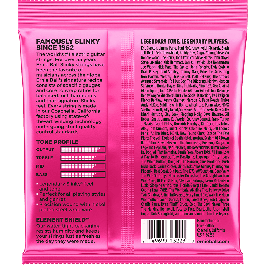 Ernieball Pink 9-42 Tripack Juego de Cuerdas Eléctrica (3 unidades)