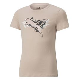 Camiseta de Manga Corta Infantil Puma Alpha Rosa 14 Años