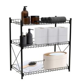 Confortime Estantería 3 Niveles Metal 52 x 34 x 55 cm (2 Unidades)