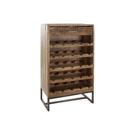 Botellero DKD Home Decor Negro Metal Marrón Acacia (60 x 32 x 107 cm) Precio: 237.50000032. SKU: B1HSSEHLNC