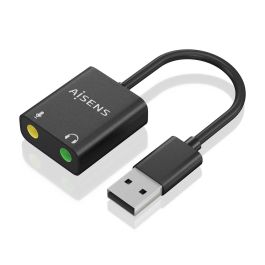 AISENS - CONVERSOR USB-A A AUDIO 48KHz, USB-A/M-2xJACK 3.5/H, NEGRO, 10CM Precio: 2.78999985. SKU: B13T7Q87Q6