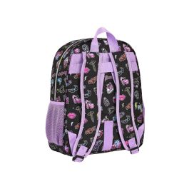 Mochila Escolar Monster High Creep Negro 32 X 38 X 12 cm