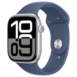 Apple Watch Series 10 GPS + Cellular 46mm Plata Aluminio con Correa Deportiva Azul M/L Precio: 653.59000025. SKU: B14E9FRQJN