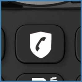 Alcatel ALC1694321138763 Teléfono fijo inalámbrico F860 Voice Duo negro con bloqueo de llamadas no deseadas