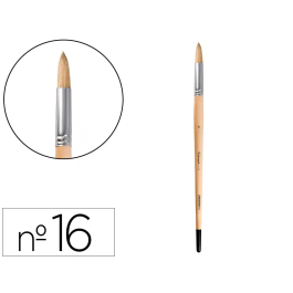 Liderpapel Pincel nº 16 Punta Redonda Cerdas para Óleo y Acrílica Certificado FSC Precio: 40.898. SKU: B18VQ89S94
