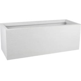 Eda Jardinera de Plástico Graphit Up - 57 L - Dimensiones 79.5 x 29.5 x 29.5 cm - Ceruse Blanco Precio: 46.69000017. SKU: S7106126