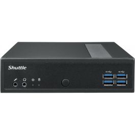 Shuttle DL30N Mini PC Barebone, Intel N100, DDR5-SDRAM, 65W, Negro