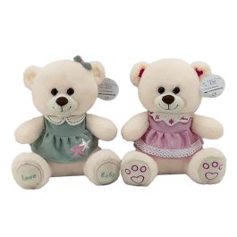 DKD Home Decor Peluche Oso Rosa Verde Blanco Poliester 20 x 50 x 20 cm (2 Unidades) Precio: 53.69000021. SKU: B1KKQG7HX5