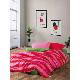 Juego de Cama 220x240 cm + 2 Fundas de Almohada 60x60 cm 100% Algodón Rosa ASI8684283036165 Precio: 44.5000006. SKU: B185DDMK74