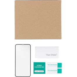 eSTUFF Protector de Pantalla Titan Shield® Cobertura Total para iPhone 12/12 Pro, Cristal Templado 9H, 25 Unidades
