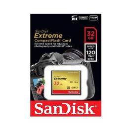 Sandisk Extreme Tarjeta CompactFlash de 32GB (120 MB/s Lectura, 85 MB/s Escritura)