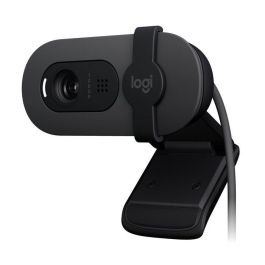 Logitech Brio 100 Webcam Grafito Full HD 1080p 2 MP con Micrófono Integrado y Tapa de Privacidad
