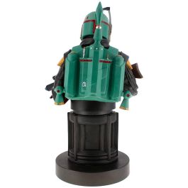 Exquisite Gaming Cable Guy Boba Fett Mandalorian Star Wars 20cm Soporte para Mandos y Smartphone