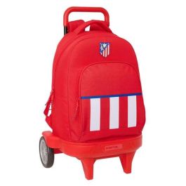Mochila Safta Grande Con Ruedas Compact Evolution Extraible Atletico De Madrid 450x330x220 mm