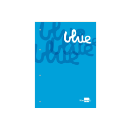 Liderpapel Bloc de Notas A4 Cuadriculado 5 mm Azul Natural 100 Hojas 100 g/m²