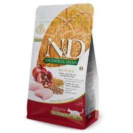 Farmina N&D Cat Ancestral Neutered Pollo 5 kg Alimento para Gatos Adultos Esterilizados Bajo en Cereales Precio: 39.9256. SKU: B1AZ5HPPDP