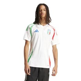 Camiseta de Fútbol de Manga Corta Hombre Adidas Segunda Equipación Italia 24 L