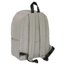 Mochila para Portátil Minnie Mouse Teen Sand Gris claro 31 x 40 x 16 cm