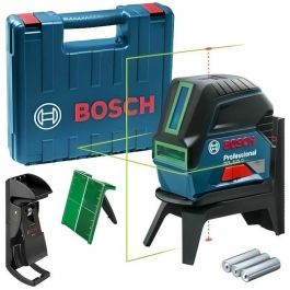 Bosch Professional GCL 2-15 G Nivel láser combinado verde, alcance 15m, nivelación automática, 2 líneas/2 puntos, con estuche