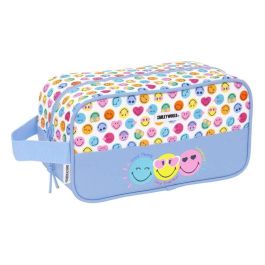 Zapatillero de Viaje Smiley Joyful Multicolor Azul claro 29 x 15 x 14 cm
