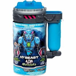 MRBEAST LAB Stealth Panther Mutators Figura de acción 13 cm Cuerpo azul translúcido 20 puntos de articulación, modelo aleatorio