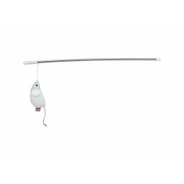 Juguete para gatos Trixie Blanco Poliéster Plástico Ratón