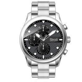 Reloj Hombre Stroili 1683278 Negro Plateado Precio: 143.79000031. SKU: B13JWJ3CH4