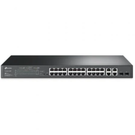 TP-Link Switch Gestionado SL2428P M RM POE+ 24 Puertos Fast Ethernet 4 Puertos Gigabit PoE+ Precio: 283.50000041. SKU: S0228899