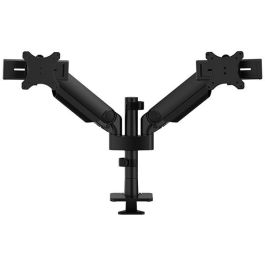 Neomounts DS65S-950BL2 Soporte de Mesa para 2 Monitores de 24-34" (61-86cm) hasta 11kg, Resorte de Gas, Pinza/Atornillado, Negro