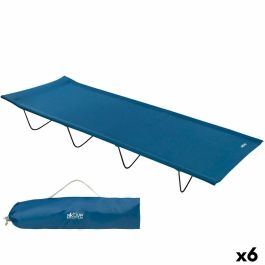 Tumbona Aktive Azul Plegable 180 x 18 x 60 cm (6 Unidades) Tumbona Aktive Azul Plegable 180 x 18 x 60 cm (6 Unidades)