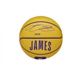 Balón de Baloncesto Wilson Nba Player Icon Mini Lebron Morado (Talla 3)