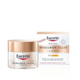 Eucerin HYALURON FILLER + elasticity Día SPF30 50 ml - Crema Antiedad, Rellena Arrugas, Mejora Elasticidad, Antimanchas Piel Madura Precio: 40.49999954. SKU: S05101256