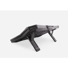 Deep Gaming Soporte Base Refrigeración Portátil RBW-17 con Ventilador 175mm, LED Rainbow, 7 Posiciones, Hub USB, Compatible hasta 17.3 Pulgadas