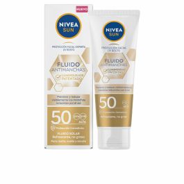 Nivea Fluido Facial Solar Antimanchas SPF 50 con Luminous630, Ácido Hialurónico y Vitamina E 40 ml Precio: 18.49999976. SKU: S05111488