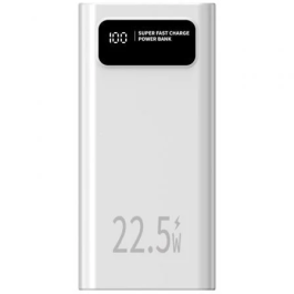 Leotec LEPOW30W22W Powerbank 30000mAh Carga Rápida 22.5W Blanca