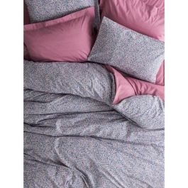 ASI8683742885900 Juego de Cama con 1 Funda Nórdica 220x240 cm, 2 Fundas de Almohada 60x60 cm, 100% Algodón Rosa