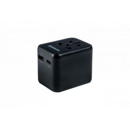 Verbatim Uta-02 Adaptador Universal De Viaje Con 1 Puerto Usb-C - 1 Puerto Usb-A