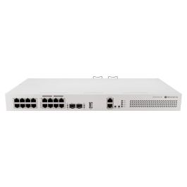 MIKROTIK CRS418-8P-8G-2S+RM Cloud Router/Switch L2/L3 Gigabit Ethernet 16 Puertos PoE 1U Montaje en Rack