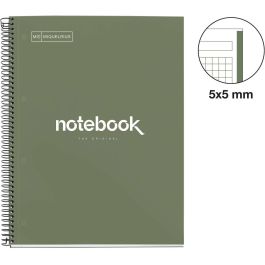Miquelrius Cuaderno espiral emotions A4 microperforado 80 hojas 90g/m2 cuadro 5 mm tapa forrada